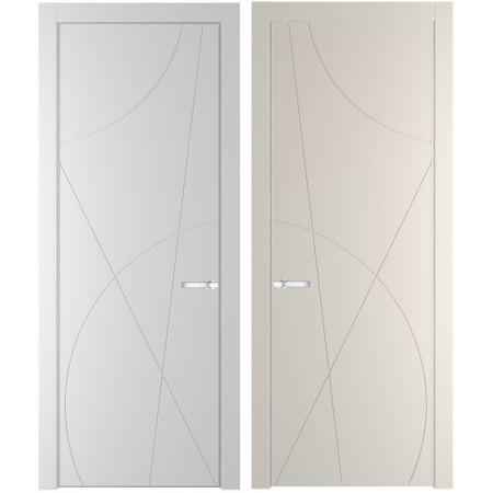 Межкомнатные двери с алюминиевым каркасом Профиль Доорс 4PA