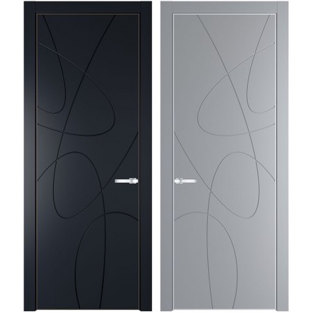 Межкомнатные двери с алюминиевым каркасом Профиль Доорс 6PA